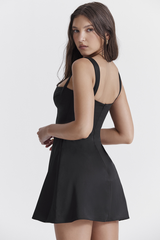 Cane Black Mini Dress | Dress In Beauty