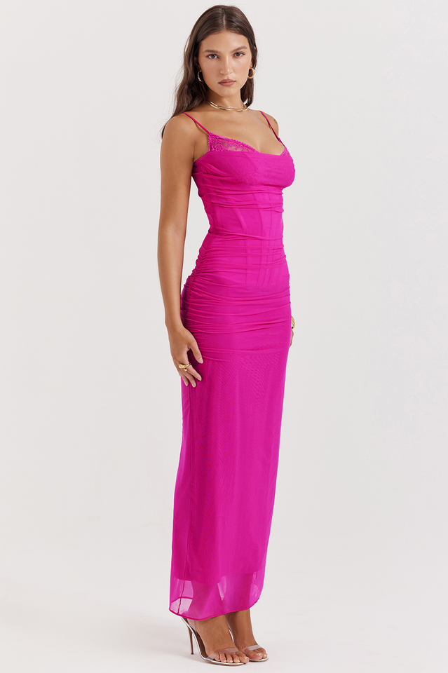 Nalini Fuchsia Maxi Dress | Dress In Beauty