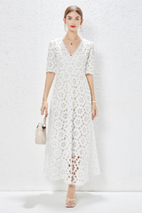 Emily in Paris White Maxi Dress | Dress In Beauty