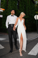 Glen Strappy Deep V Backless Maxi Dress | Dress In Beauty