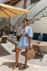 Paloma Puff Sleeve Mini Dress | Dress In Beauty