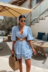 Paloma Puff Sleeve Mini Dress | Dress In Beauty