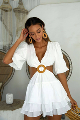 Paloma Puff Sleeve Mini Dress | Dress In Beauty