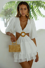 Paloma Puff Sleeve Mini Dress | Dress In Beauty