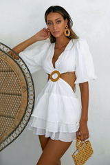 Paloma Puff Sleeve Mini Dress | Dress In Beauty