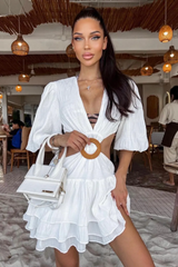 Paloma Puff Sleeve Mini Dress | Dress In Beauty