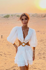 Paloma Puff Sleeve Mini Dress | Dress In Beauty