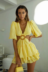 Paloma Puff Sleeve Mini Dress | Dress In Beauty
