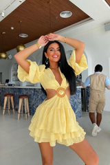 Paloma Puff Sleeve Mini Dress | Dress In Beauty