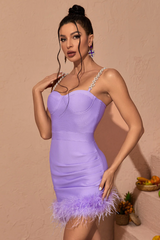 Kadence Crystal Chain Bandage Dress | Dress In Beauty