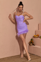 Kadence Crystal Chain Bandage Dress | Dress In Beauty