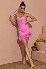 Kadence Crystal Chain Bandage Dress | Dress In Beauty