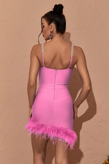 Kadence Crystal Chain Bandage Dress | Dress In Beauty