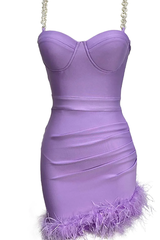 Kadence Crystal Chain Bandage Dress | Dress In Beauty