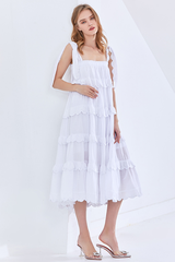 Sleeveless Overlay Ruffle Maxi Dress | Dress In Beauty