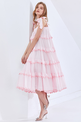 Sleeveless Overlay Ruffle Maxi Dress | Dress In Beauty