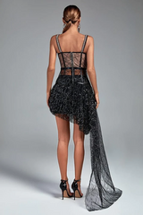 Romy Corset Sequin Draped Set | Dress In Beauty