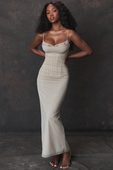 Nalini Sand Maxi Dress | Dress In Beauty