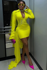 Draped Mesh Corset Mini Dress | Dress In Beauty
