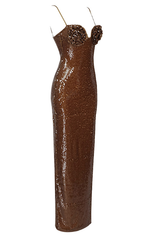 Lorelei Brown Sequin Dress | Dress In Beauty