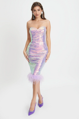 Bella Bandeau Midi Dress | Dress In Beauty