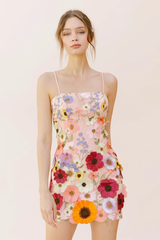 Estelle Floral Embroidered Mini Dress | Dress In Beauty