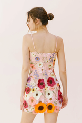 Estelle Floral Embroidered Mini Dress | Dress In Beauty