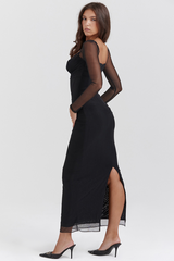 Katarina Black Maxi Dress | Dress In Beauty