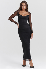 Katarina Black Maxi Dress | Dress In Beauty