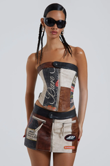 Daytona Vegan Leather Top + Skirt Set | Dress In Beauty