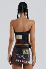 Daytona Vegan Leather Top + Skirt Set | Dress In Beauty