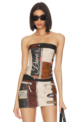 Daytona Vegan Leather Top + Skirt Set | Dress In Beauty