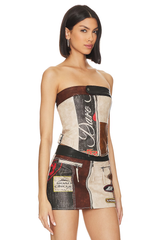 Daytona Vegan Leather Top + Skirt Set | Dress In Beauty