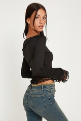 Lucca Long Sleeve Top | Dress In Beauty