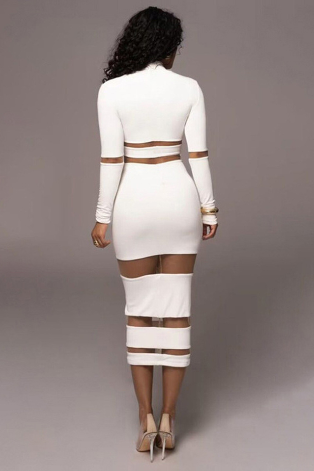 Stretch Chic Long Sleeves Pencil Dress | Dress In Beauty