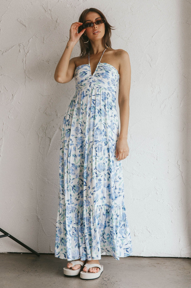 Asiah Halter Neck Maxi Dress | Dress In Beauty