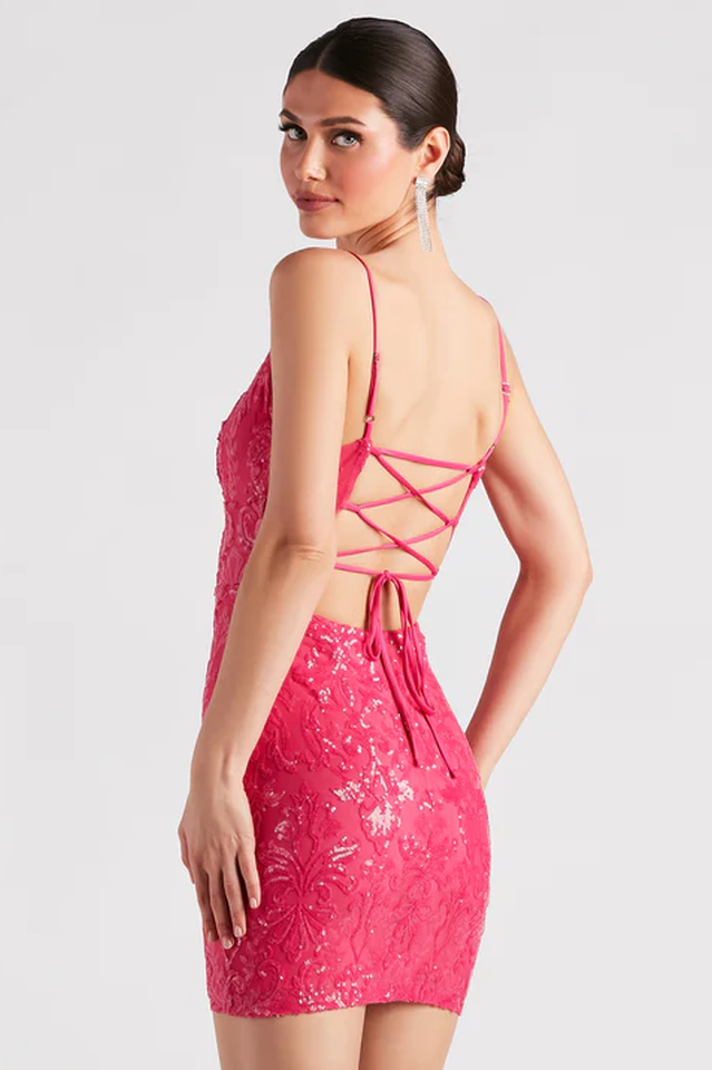 Leila Sequin Bodycon Mini Dress | Dress In Beauty
