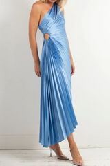 Catalina One Shoulder Pleated Satin Dress | Dress In Beauty