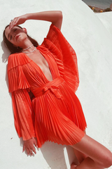 Alexandra Pleated Mini Dress | Dress In Beauty