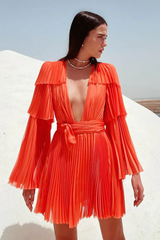 Alexandra Pleated Mini Dress | Dress In Beauty
