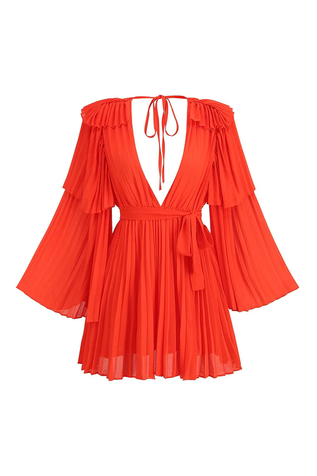 Alexandra Pleated Mini Dress | Dress In Beauty