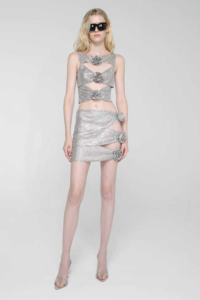 Linne Cutout Top & Skirt Set | Dress In Beauty