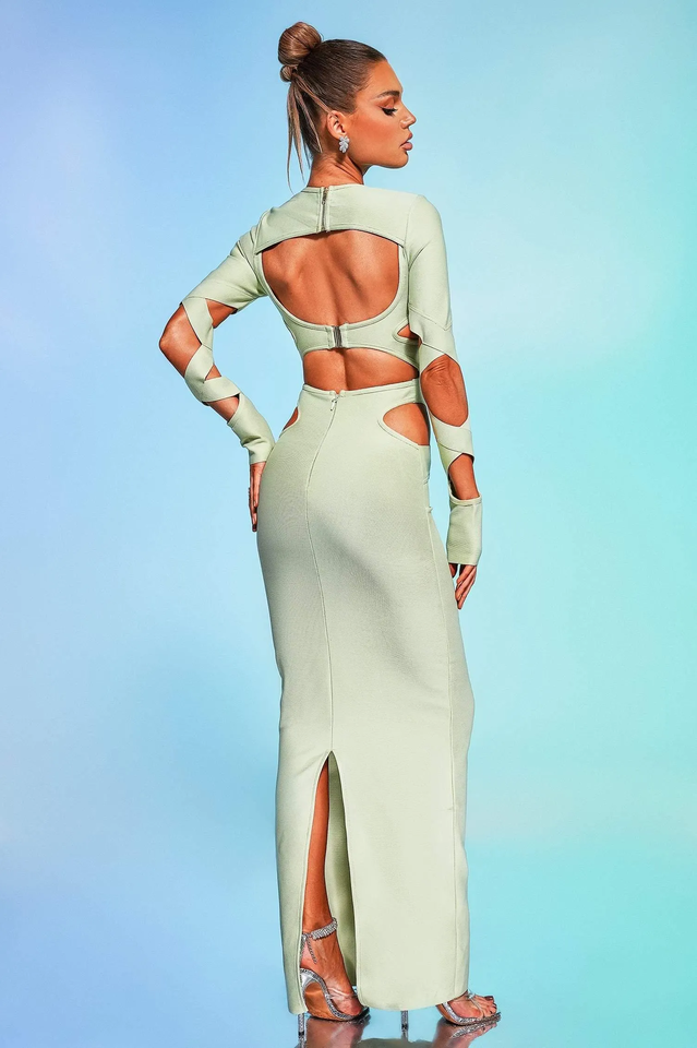 Messiah Cutout Maxi Bandage Dress | Dress In Beauty