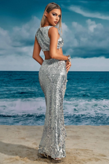 Alaia Sequin Top + Skirt Set | Dress In Beauty