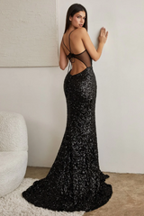 Fitted Sequins Mermaid Gown | Dress In Beauty