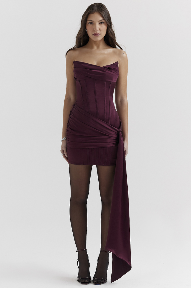 Loubella Mulberry Mini Dress | Dress In Beauty