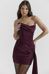 Loubella Mulberry Mini Dress | Dress In Beauty