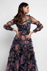 Georgina Ruffle Maxi Dress | Dress In Beauty