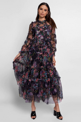 Georgina Ruffle Maxi Dress | Dress In Beauty