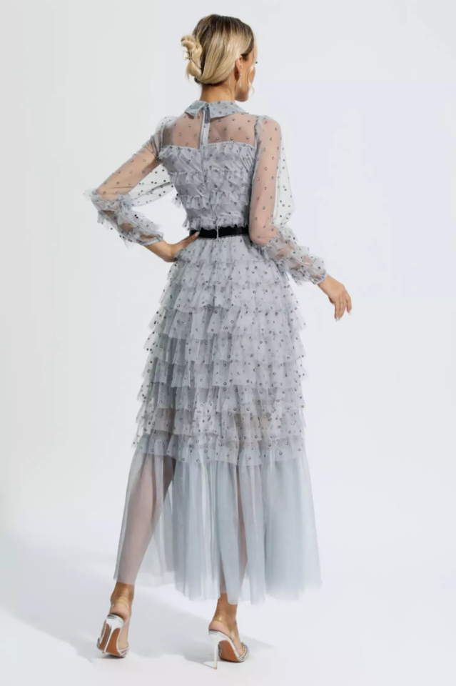 Maddison Polka Dot Maxi Dress | Dress In Beauty